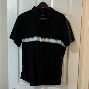 American Eagle Outfitters Black and White Casual Shirt